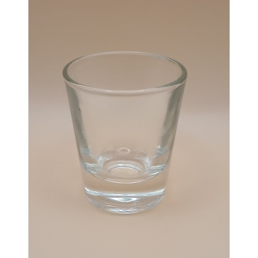 Clear Glass Shot Glass Weighted Base Barware Spirit Glass 1.5oz Tapered Design